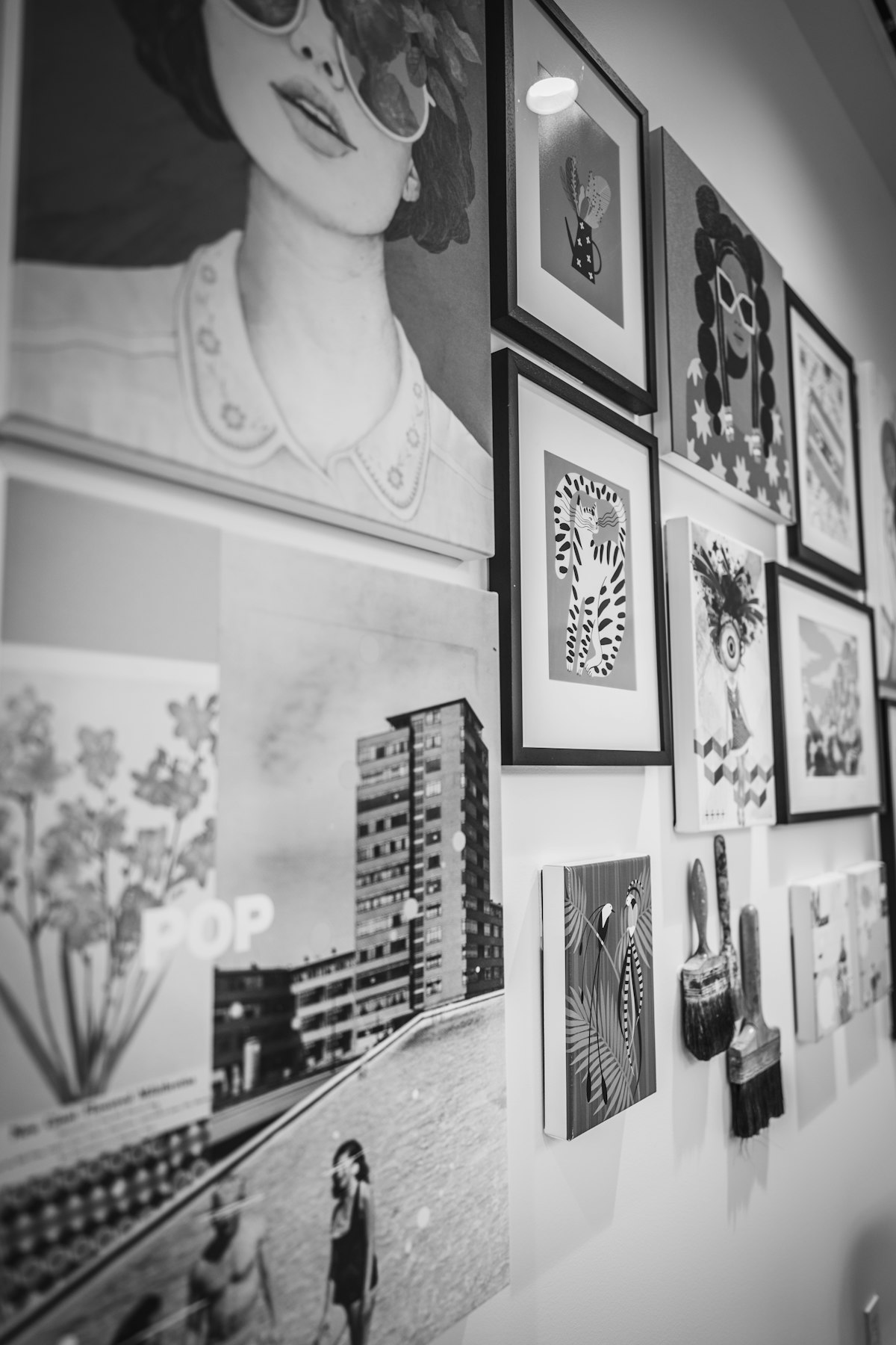 Untitled (Harbour) — archival pigment print hung in a stairwell
